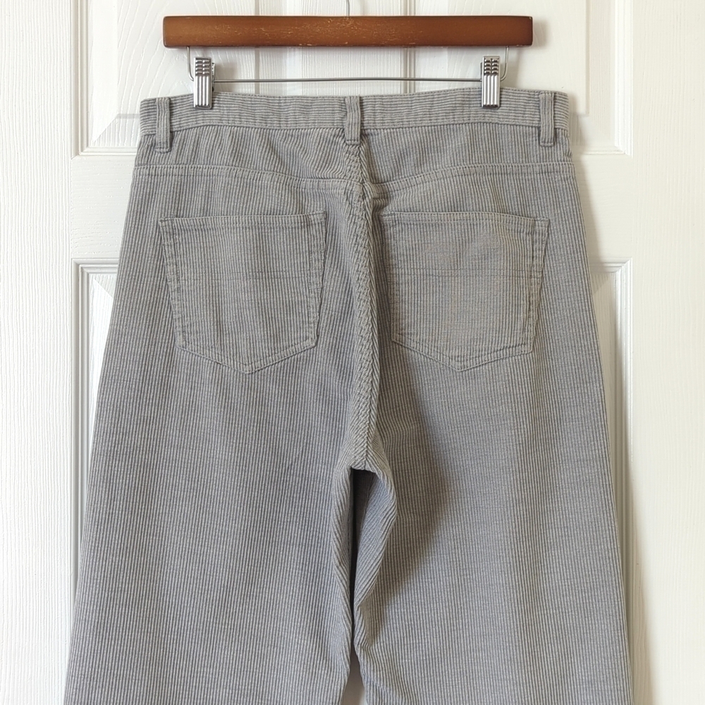DKNY Jeans Y2K Vintage Classic Corduroy Relaxed Fit Straight Leg Pants Gray 34 - Picture 6 of 14
